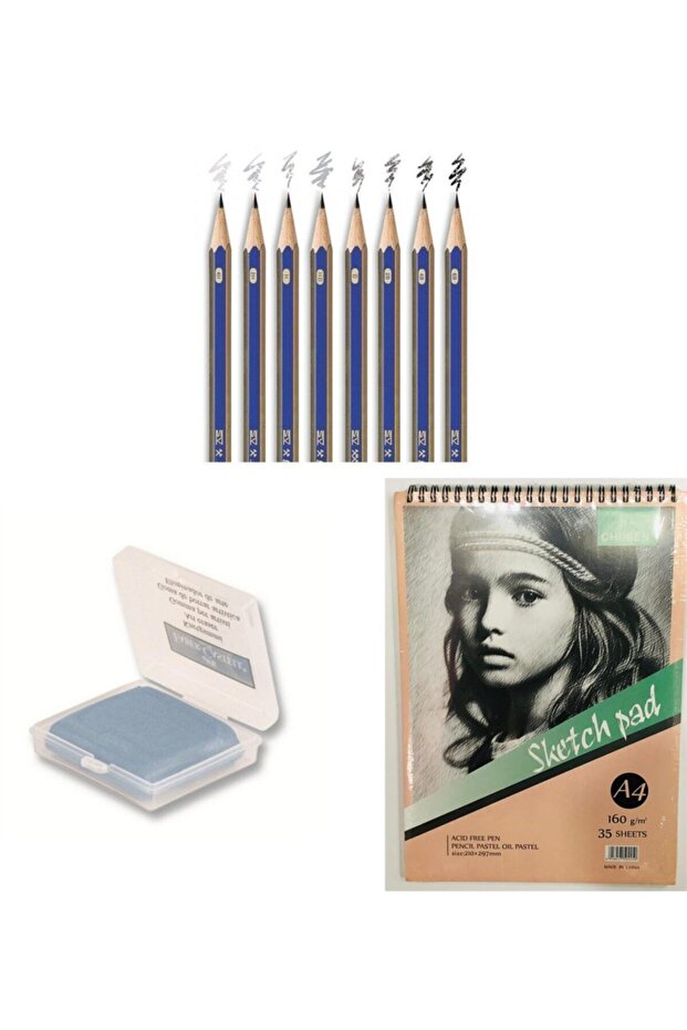 Karakalem Çizim Seti - 1