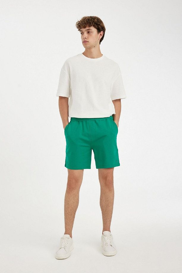 Slim Fit Dar Kesim Dar Paça Şort A3893ax24hs - 2