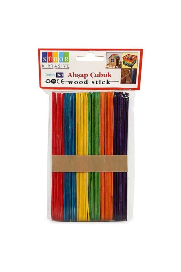 Colorful Wooden Tongue Stick