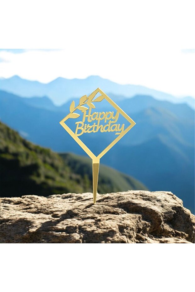 Birthday Cake Decoration - Happy Birthday 1