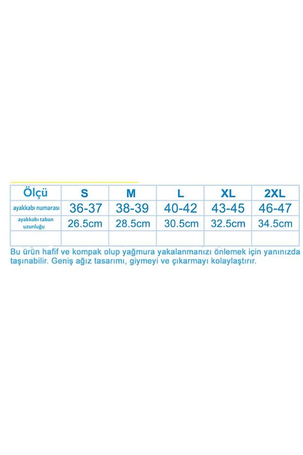 SU GEÇİRMEZ AYAKKABI VE BOT KILIFI - 2