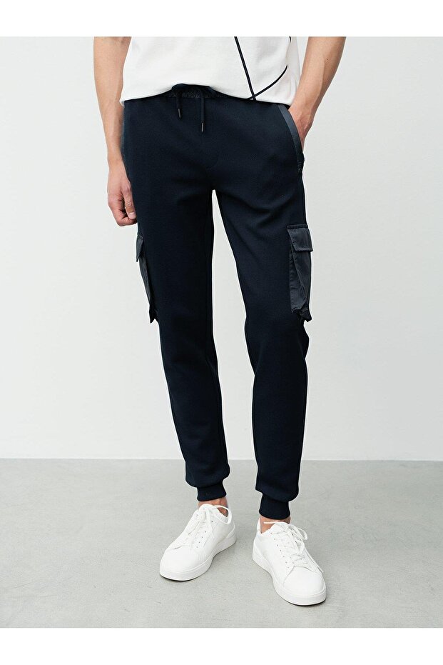 1319002 Erkek Eşofman Alt Navy - 1