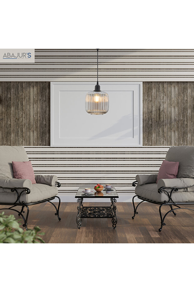 LİNEER TEKLİ CAM SARKIT - 1