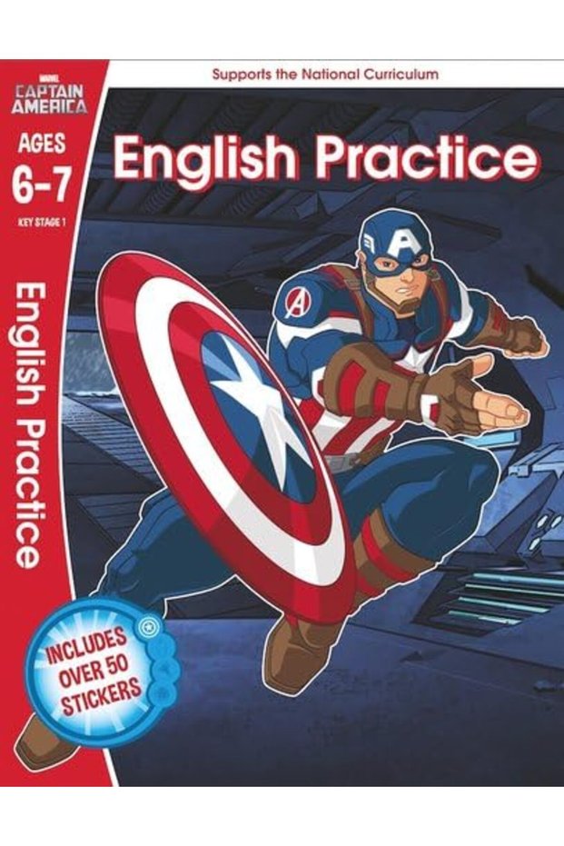 Captain America English Practice Ages 67 Marvel Learning
