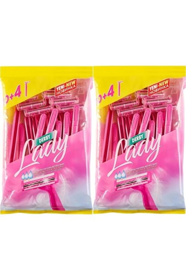 (Std) Derby Lady Shaving Razor Double Blade Set of 28 (2Pk*14) (Single)