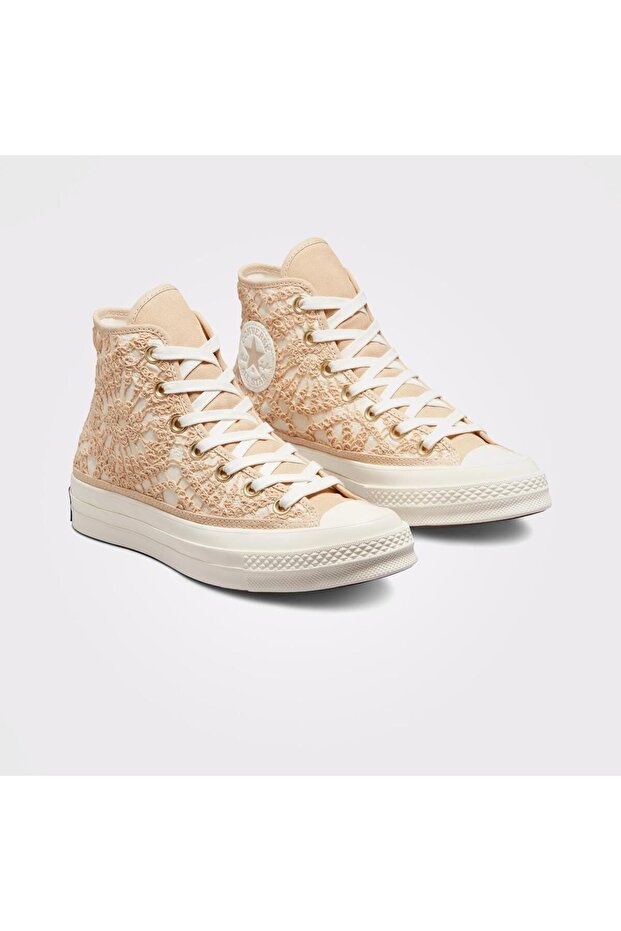 Chuck 70 Kadın Krem Sneaker - 4