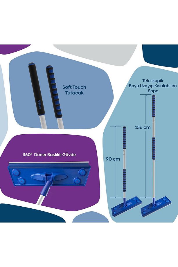 Mikrofiber Mop Bez Üçlü (ISLAK-KURU-DUVAR) - 4