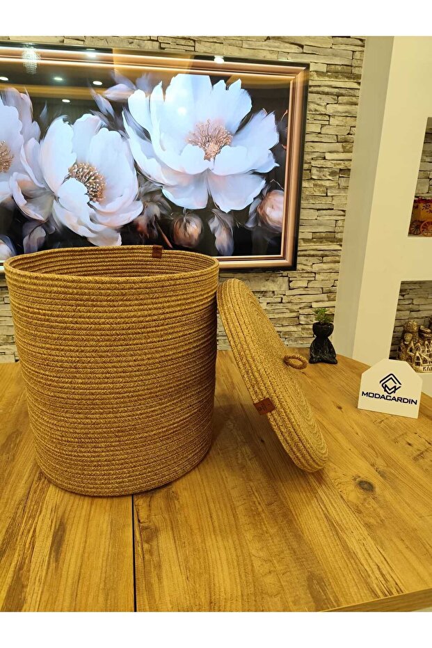 Jute, Wicker, Basket, Bathroom Basket, Dirty Basket, Toy Basket, Organizer, Flower Pot Basket, Organizer