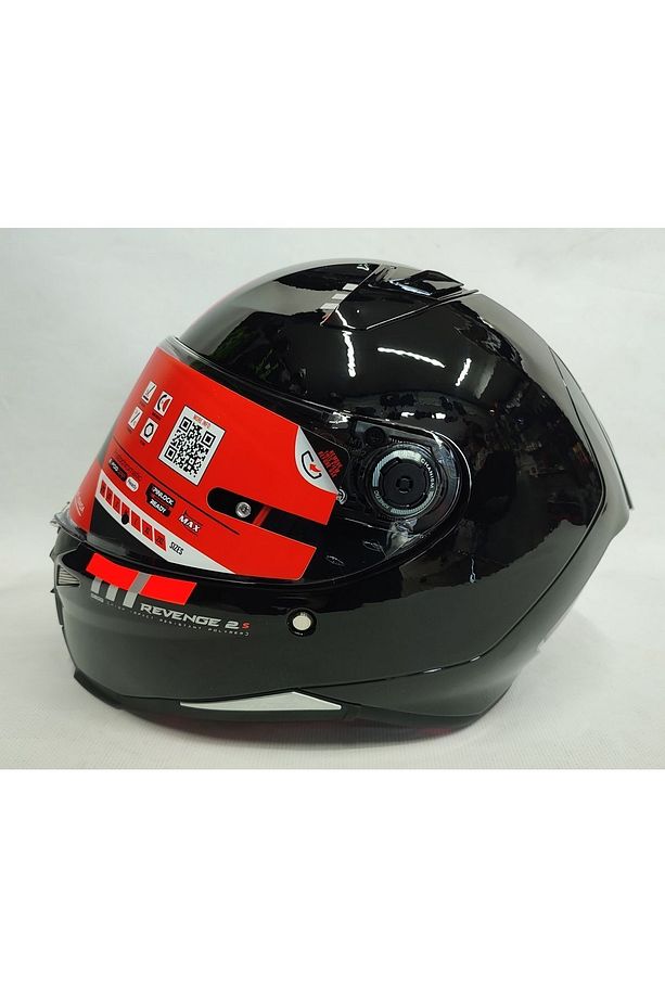 Revenge 2 Solıd A11 Gloss Black Şeffaf Vizörlü 14b - 3