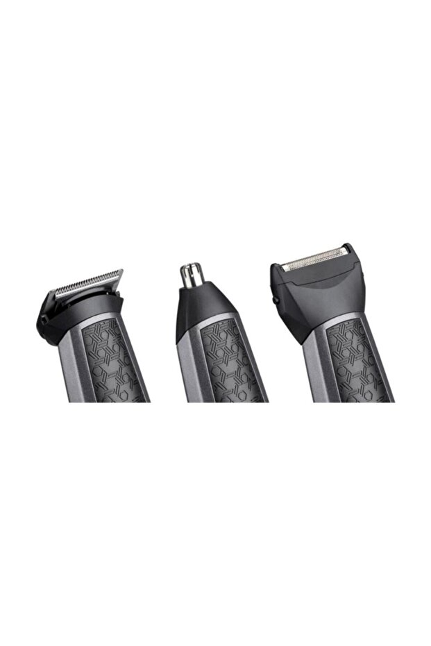 Carbon Titanium 10 Başlıklı Kablosuz Yüz ve Vücut Bakım Kiti Tıraş Makinesi Siyah MT727E - 3