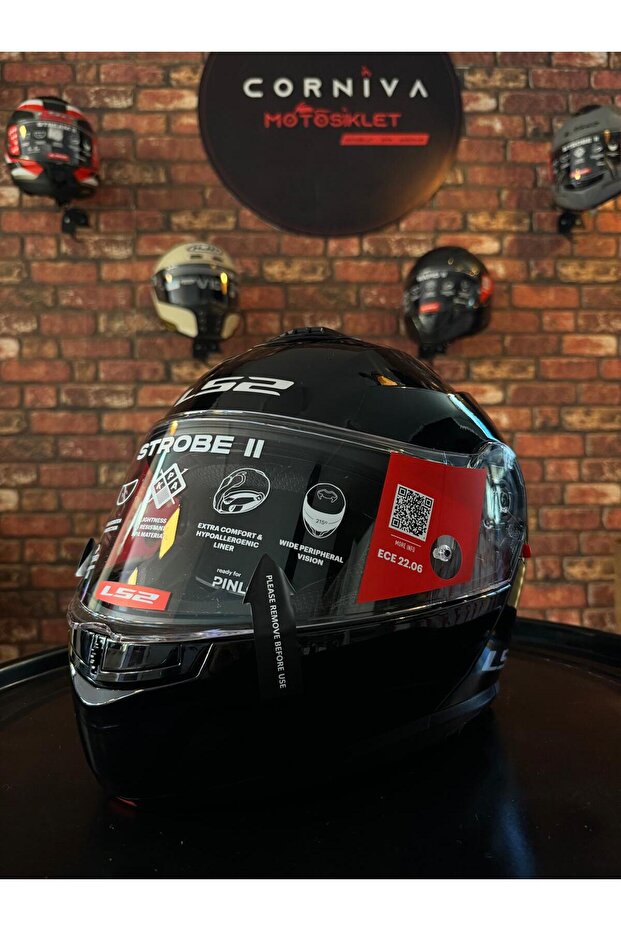 STROBE 2 SİYAH KASK - 1