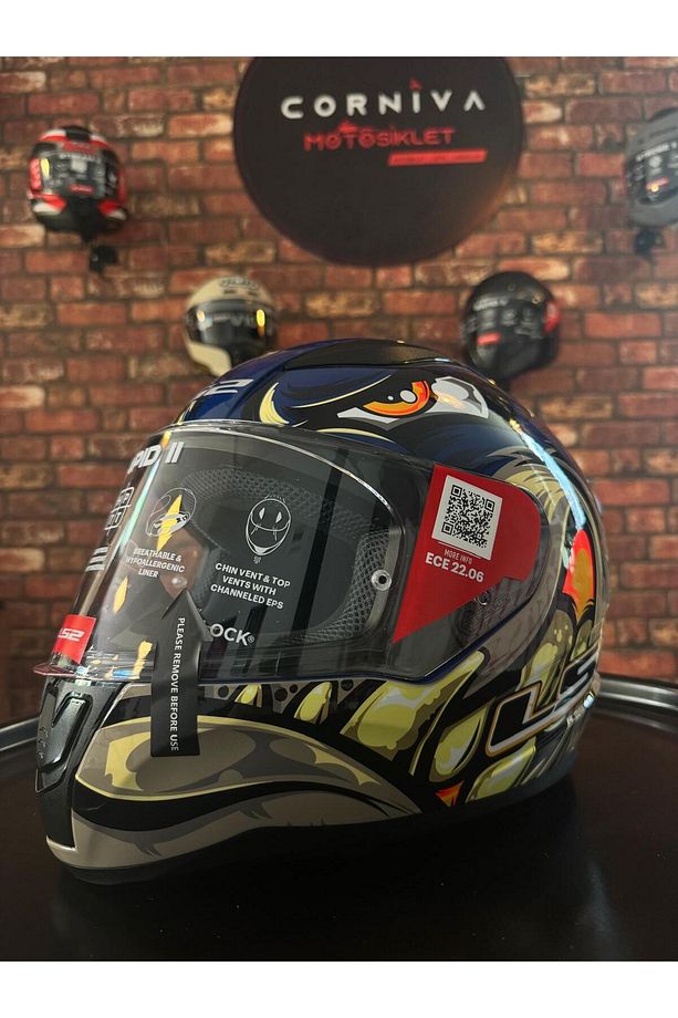 RAPID 2 SPOX MAVİ-GRİ KASK - 1