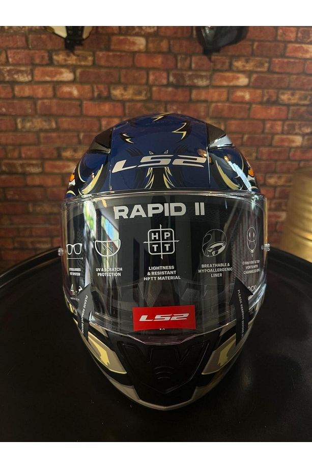 RAPID 2 SPOX MAVİ-GRİ KASK - 3