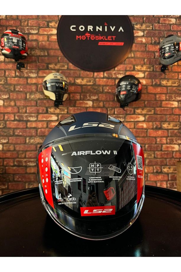 AIRFLOW 2 MAT NAVY MAVİ KASK - 2