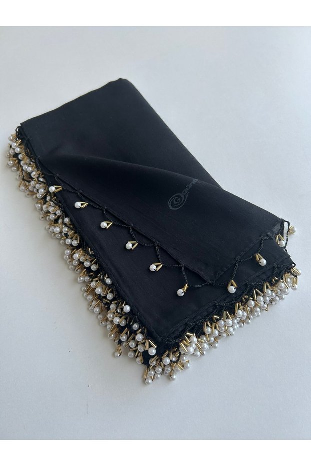 Handcrafted writing edge beaded cheesecloth dowry pocketing daily