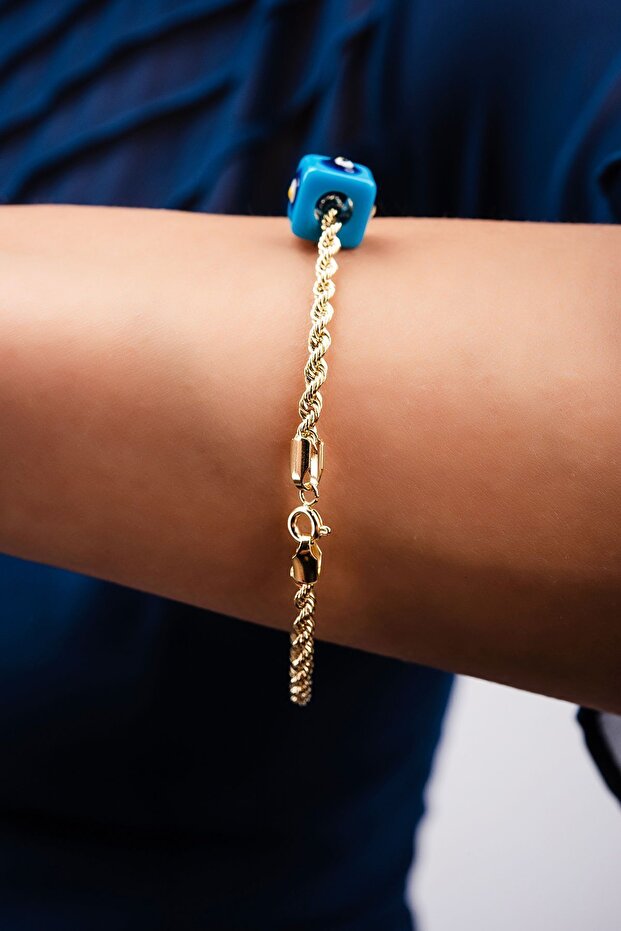 Halat Altın Bileklik - 3