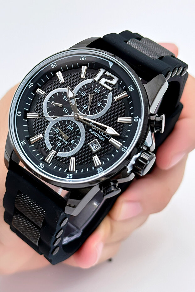 Function Silikkon Kordon Erkek Kol Saati - 5