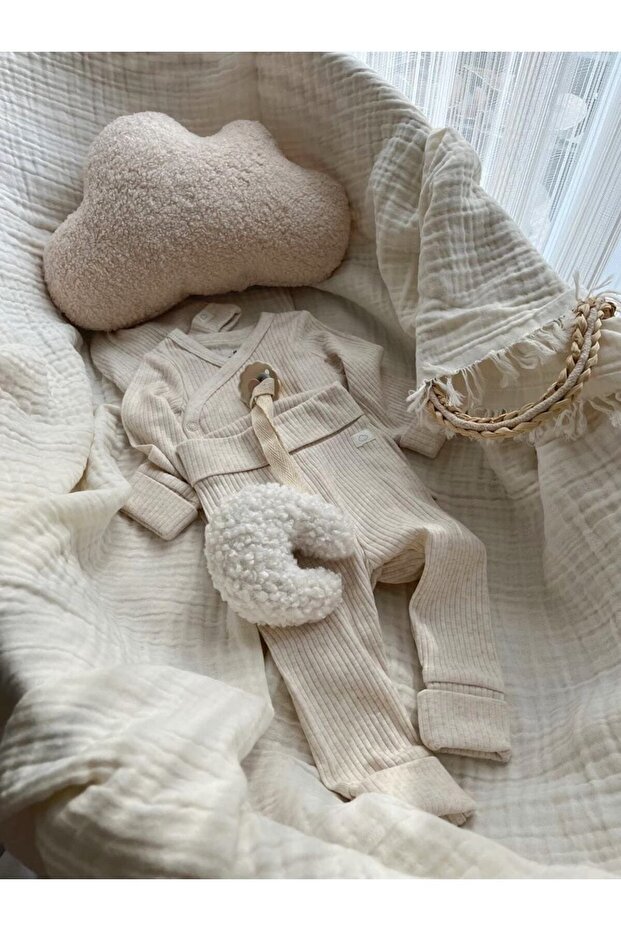 Teddy Bulut Yastık Krem - 3