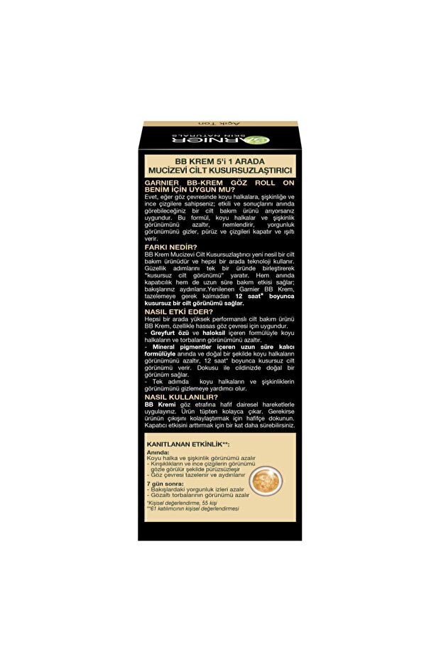 Bb Krem Göz Roll-on Orta Ton 7ml - 5