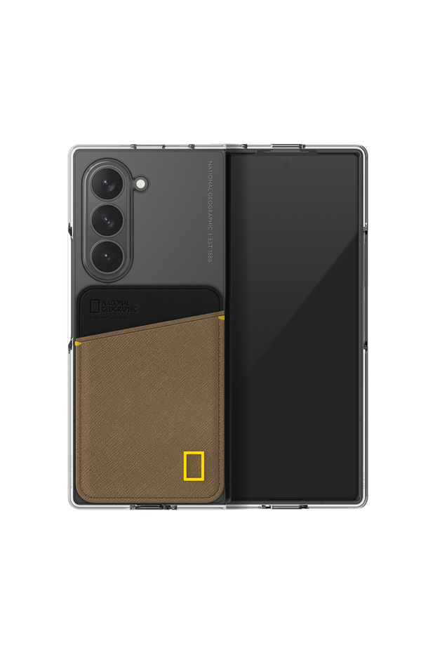 Card Pocket Case V2 for Galaxy Z Fold 6 - Brown