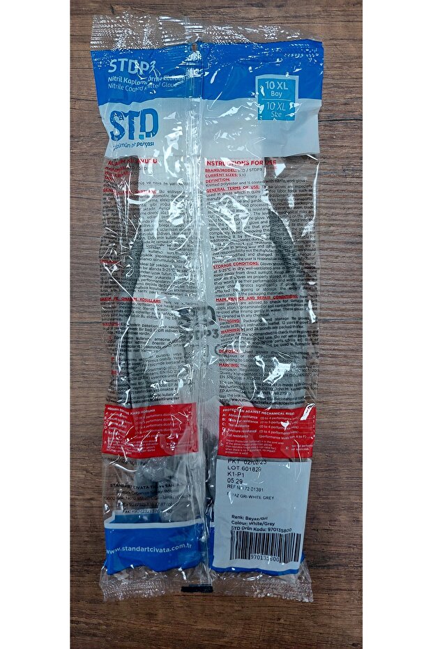 STD STD P3 İŞ ELDİVENİ 10XL - 2