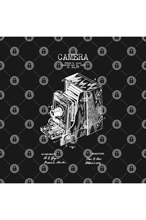 Camera Patent Mug, Gift, Dowry, Presentation Holder - 3