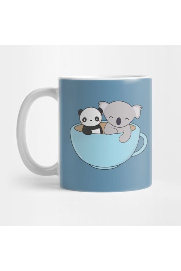 Kawaii Cute Koala and Panda Mug, Gift, Dowry, Presentation Holder