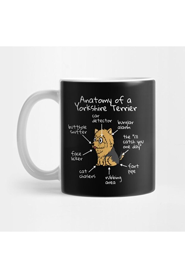 Yorkshire Terrier Anatomy Cup, Gift, Dowry, Presentation