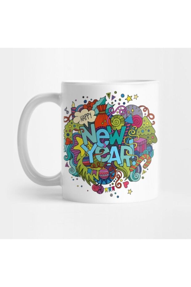 Happy New Year Mug, Gift, Dowry, Presentation Holder