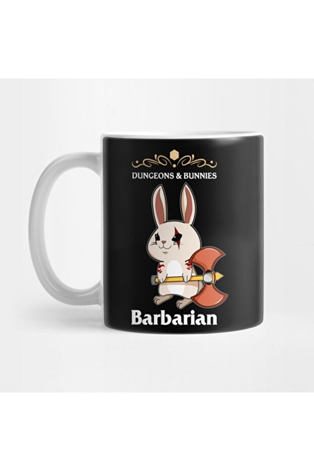 Dungeons & Bunnies Barbarian Fantasy Class Dungeons Crawler Rpg And Dragons Mug