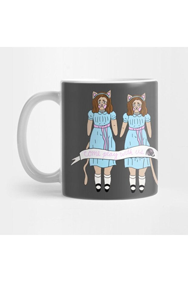 The Shining Cat Twins Mug, Gift, Dowry, Presentation