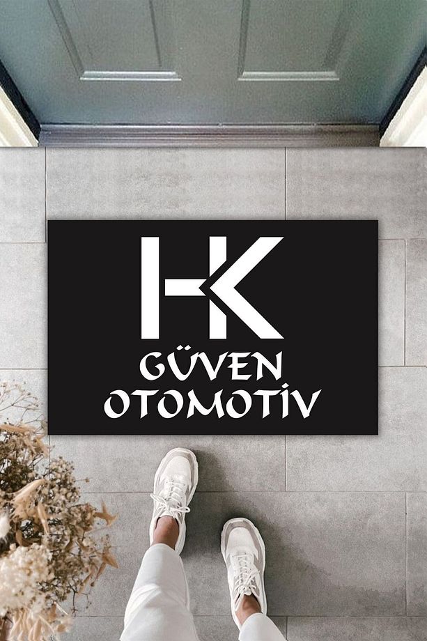 Firmalara Özel Logolu Dijital Baskı Kapı Önü Paspası - Logolu Firma Paspası - 8