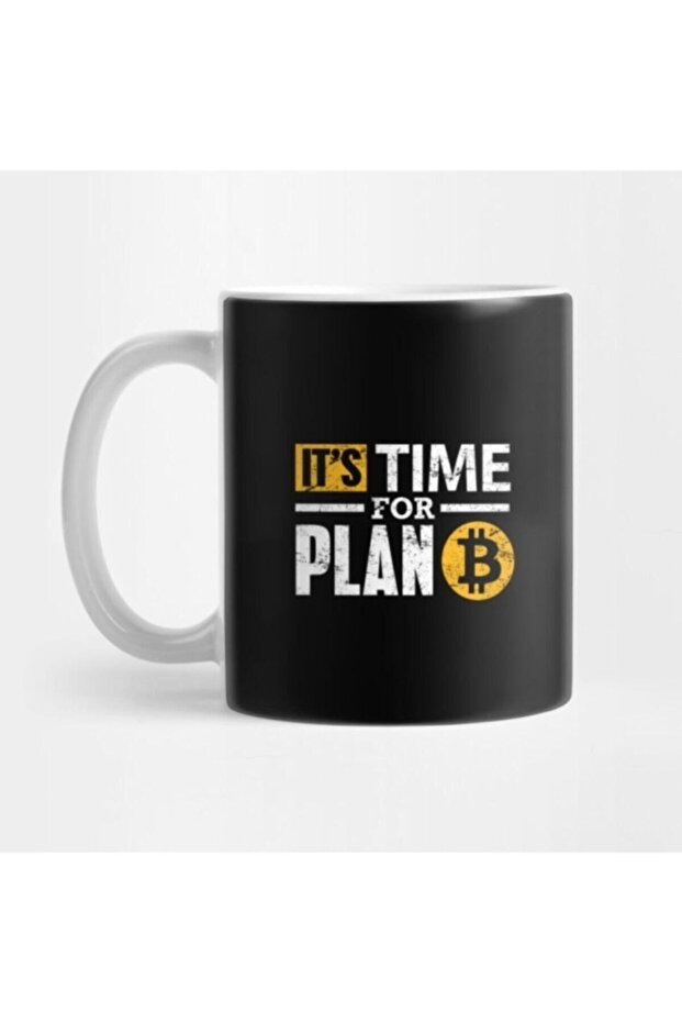 Bitcoin - It's Time for Plan B Mug, Gift, Dowry and Presentation