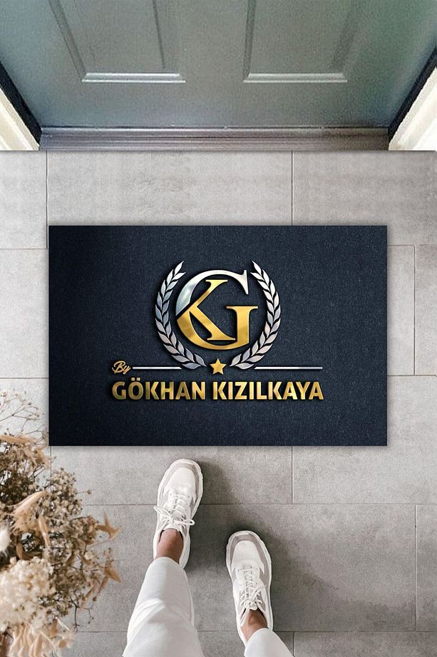 Firmalara Özel Logolu Dijital Baskı Kapı Önü Paspası - Logolu Firma Paspası - 5