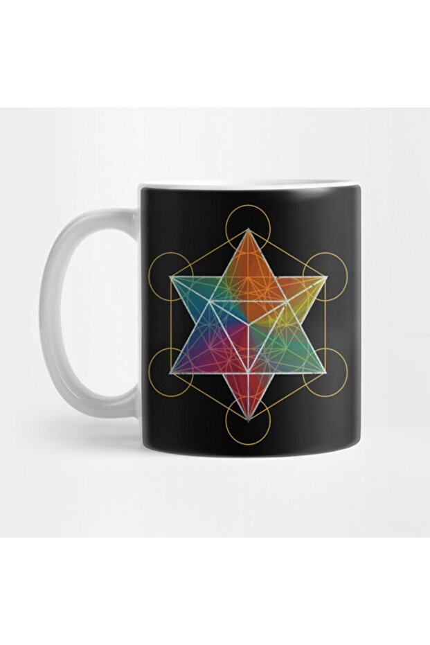 Metatron's Cube & Merkaba Mug, Gift, Dowry, Presentation