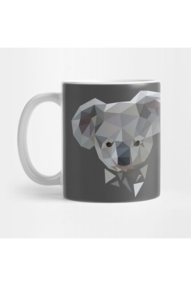 Low Poly Koala Face! Mug, Gift, Dowry, Presentation Holder