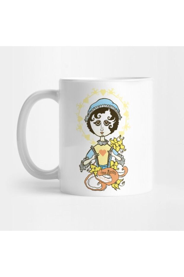 Jane Austen Mug, Gift, Dowry, Presentation Holder