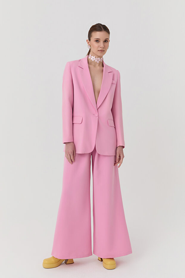 Blazer Ceket Pembe - 3