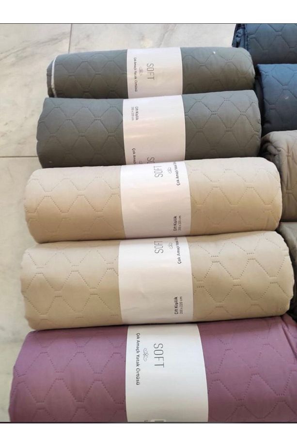 SOFT ÇOK AMAÇLI YATAK ÖRTÜSÜ ÇİFT KİŞİLİK 200*220 CM-ÇİFT TARAFLI - 2