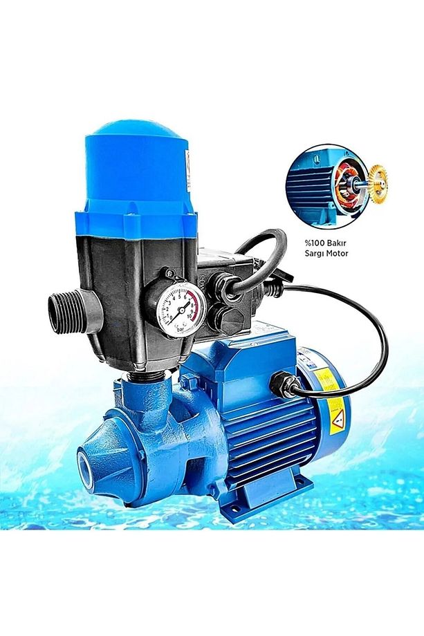 Alman Dkm80 0.75 Kw 1hx 1" Bakır Sargılı Paket Hidrofor Sistem Su Pompası Su Motoru 2 Kat - 2