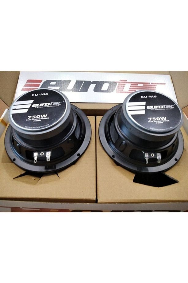 Eurotec Eu-m6 | 16 Cm | Midrange | Oto Hoparlör Kurşun Göbek - 2