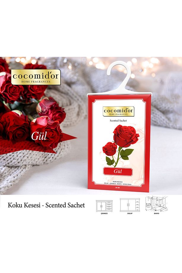 GÜL Askılı Dolap Içi Parfüm Kokusu Kesesi - 1
