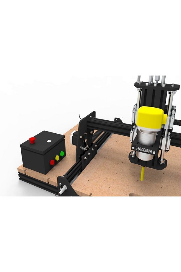 E-sat M5 Model 5050 Serisi Masaüstü Cnc Router Makinesi Imalat Için Bilgisayar Destekli - 8