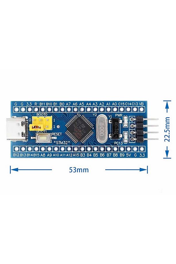 Stm32f103c8t6 Arm Cortex M3 Bluepill 72mhz Cpu 32k Flash Tqfp48 Minimum Sistem Geliştirme Kartı - 4