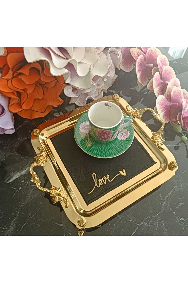 LOVE AŞK  KAHVE YANI KOKTEYL PEÇETESİ 1 ADET - 8