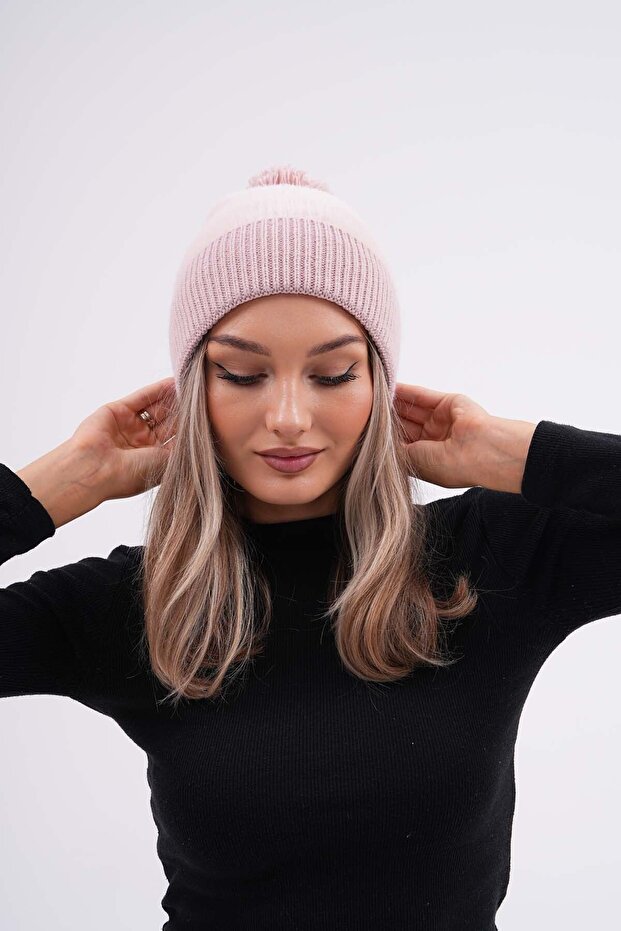 Peluş Ponponlu Bere - 3