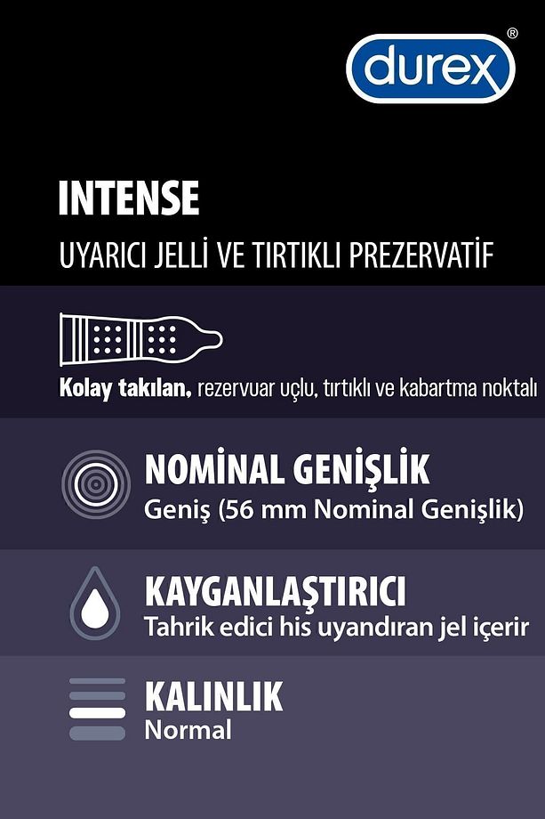 Intense Prezervatif 20'li+Durex Intense Vibe Bullet Vibratör - 2