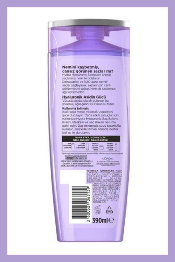 Hydra [hyaluronic] Nem Dolduran Şampuan 390ml Ve 72 Saat Nem Ile Dolgunlaştıran Maske 300ml - 3