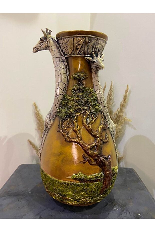 Zürafalı Polyester Vazo 3d Model 1 - 4