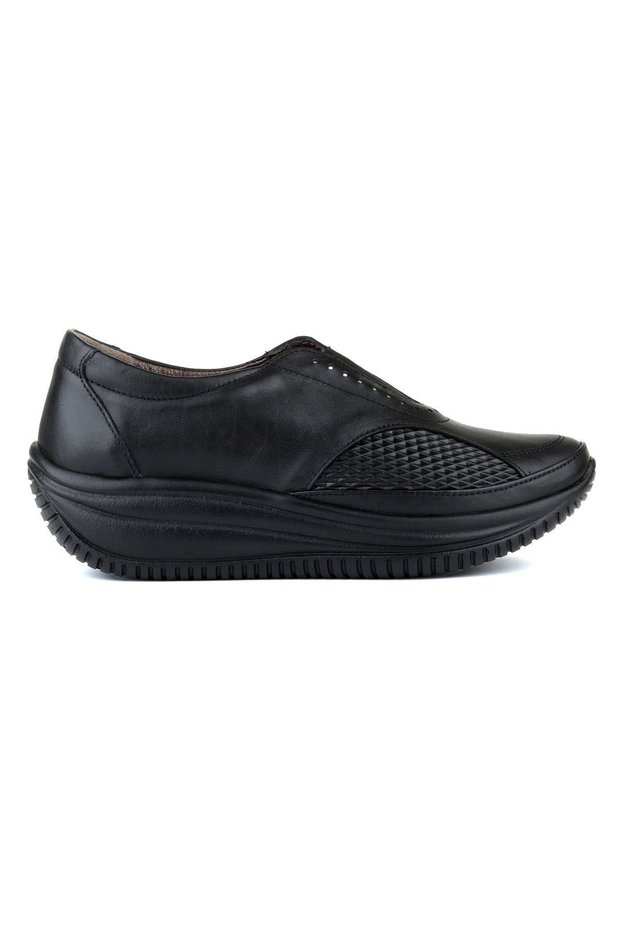 54372 Model Anatomical Sole Genuine Leather Winter Women's Shoes - Special for Bone Protrusion